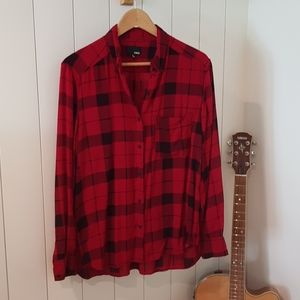 (Aritzia) Wilfred Free checked shirt S